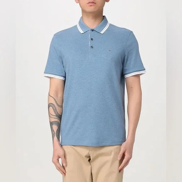 EUC Men’s Michael Kors Greenwich Polo in Cerulean (Size:XL) - Picture 2 of 8